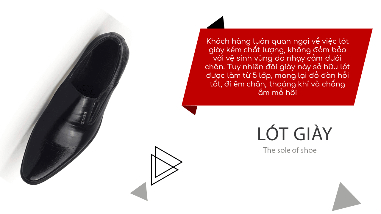 Giày lười sdrolun nhập khẩu đen ánh quang 2018; Mã số GL30095170D7